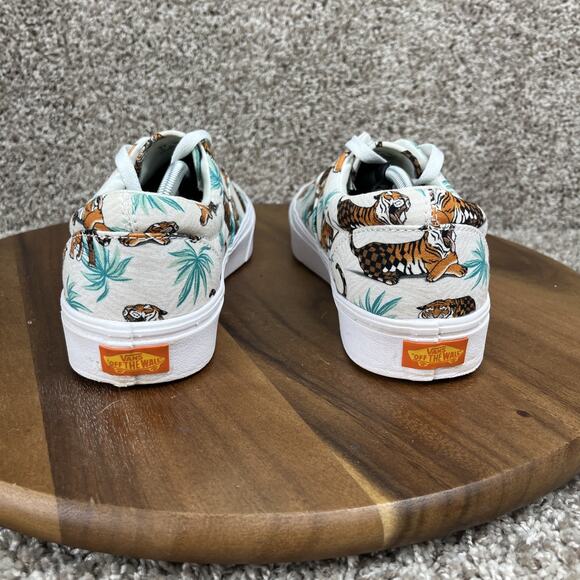 Vans Mens Size 8.5 Discovery Comfycush Era Project Cat Multicolor Tiger Sneakers - Picture 5 of 8